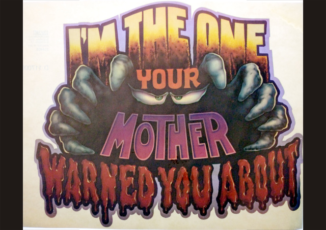 Im The One Your Mother Warned You About Vintage 1981 Original T Shirt Iron On Transfer Date 